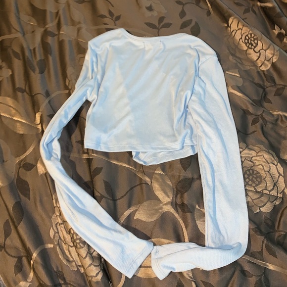 Blue Crop Top - Picture 3 of 3